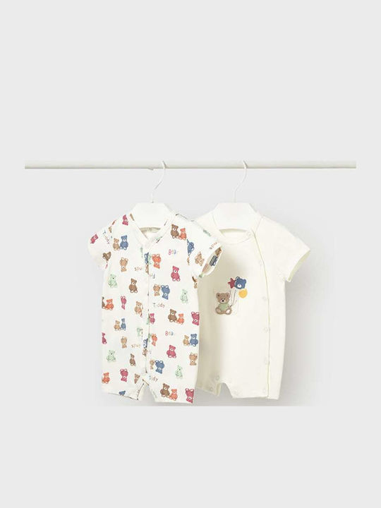 Mayoral Set of Velvet Onesies Ceramic 2 Pieces