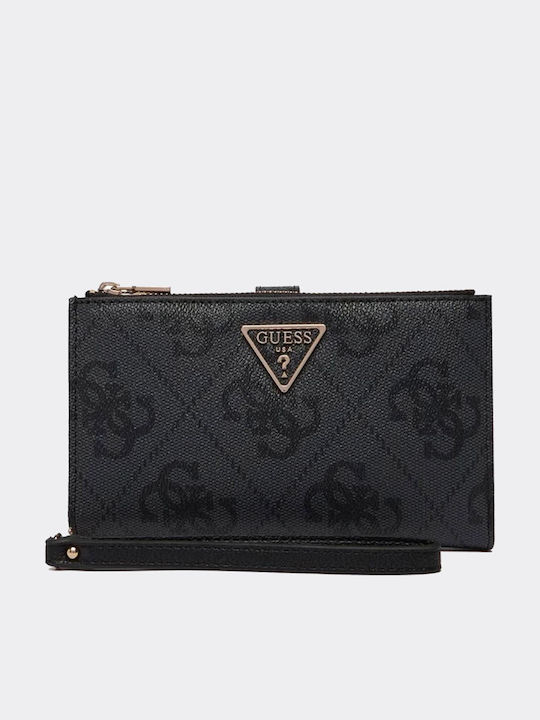 Guess Laurel Ii Μεγάλο Γυναικείο Πορτοφόλι Γκρι