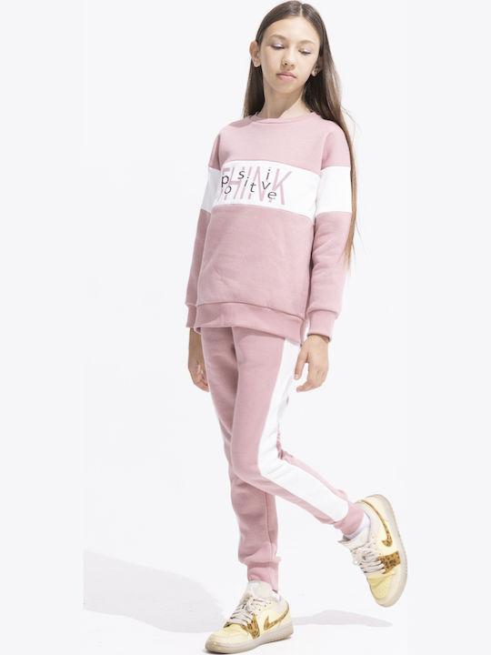 Kinder Sweatpants Set - Jogginganzug Pink