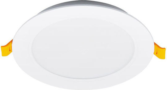 Metanor Στρογγυλό LED Panel 5W με Ψυχρό Λευκό Φως 6000K