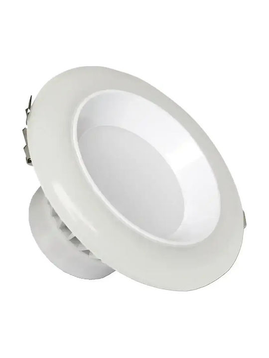 Metanor Кръгла Вграден LED Панел 20W с Регулируемо бяло Светлина