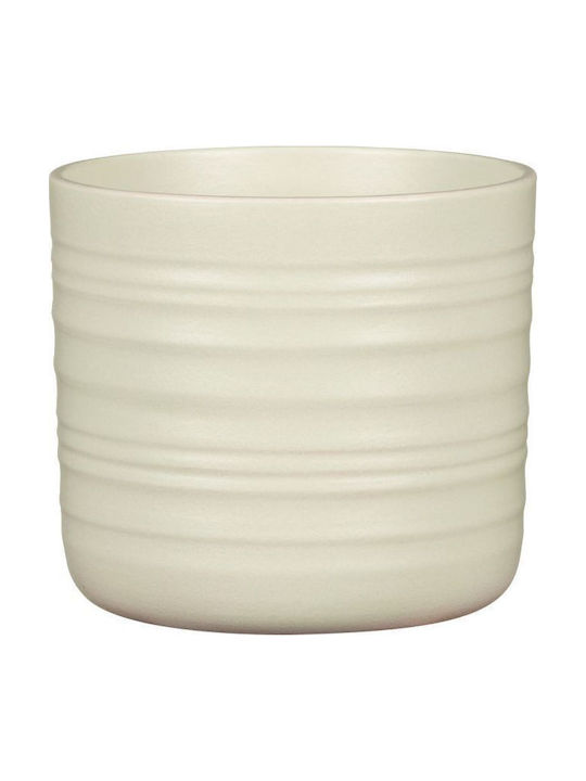 Scheurich Planter Ceramic Green 15x15cm.