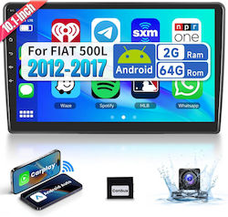Podofo Ηχοσύστημα Fiat 500 2012-2017 με Bluetooth, USB & GPS