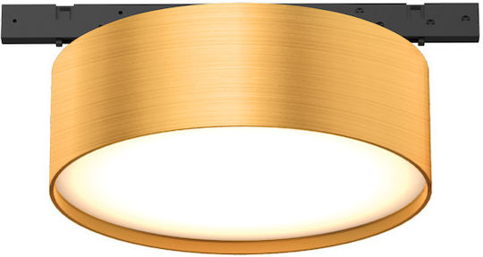 25258 Led Μαγνητικο Downlight Μαγνητικες Ραγες 6mm 11w 3000k Παλαιωμενο Ορειχαλκινο Χρωμα 25258