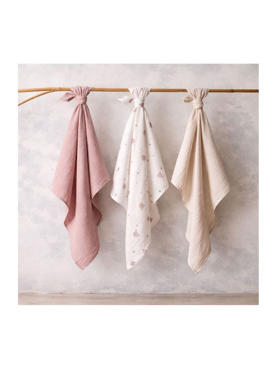 Babyono Πάνα Αγκαλιάς 70x70cm 3τμχ Babyono Πάνα Αγκαλιάς 70x70cm 3τμχ