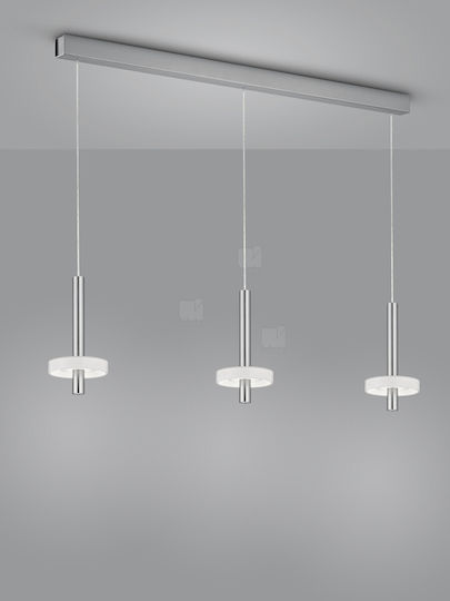 Helestra Verstellbar Hängelampe Silber 15cm.