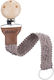Akuku Premium Pacifier Ribbon from Gray Fabric