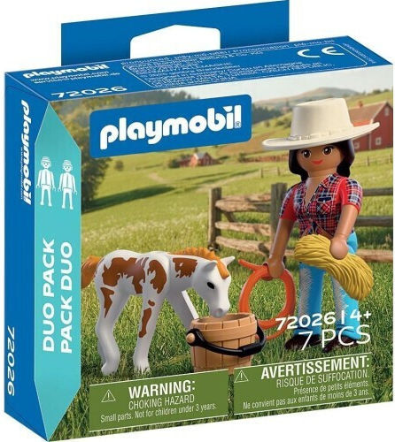 Playmobil Двойна опаковка Яхвачка и жребче за 4+ години години