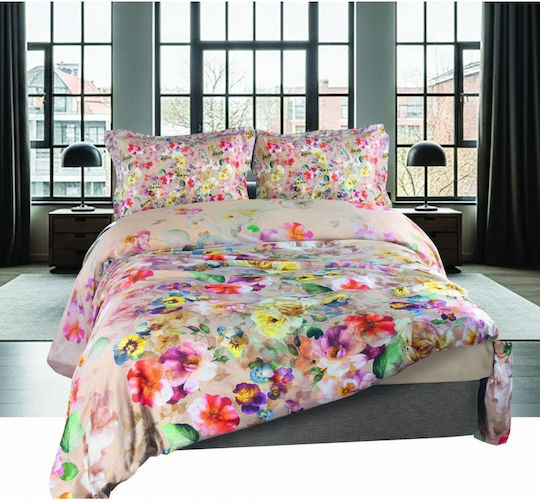 Makis Tselios Home Set Cearșafuri King Size 270x290cm. Multicolor 4buc