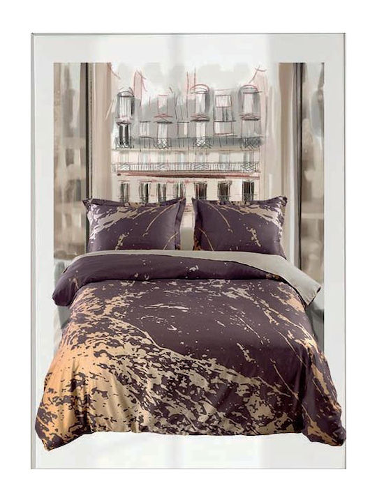 Makis Tselios Home Σετ Κουβερλί Υπέρδιπλο Splash 240x250cm 3τμχ