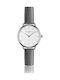 Annie Rosewood Women's Watch with Gray Leather Strap