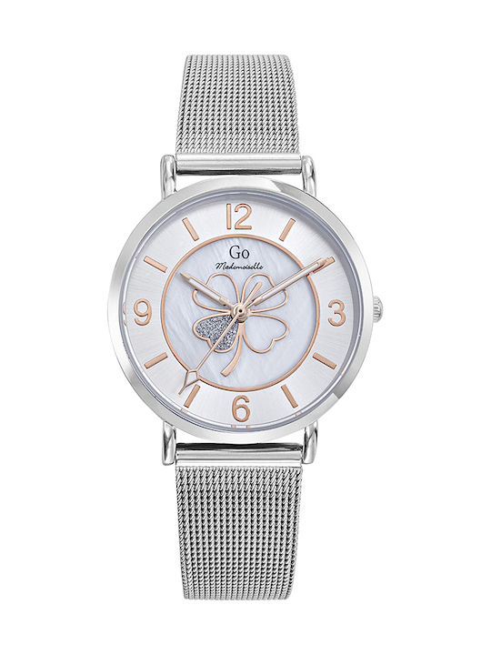 GO Mademoiselle Women's Watch with Silver Metal Bracelet