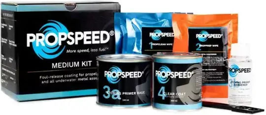 Propspeed Kit Medium 500ml Silicone Antifouling Marine Paints & Coatings Propellers Metal Parts Underwater