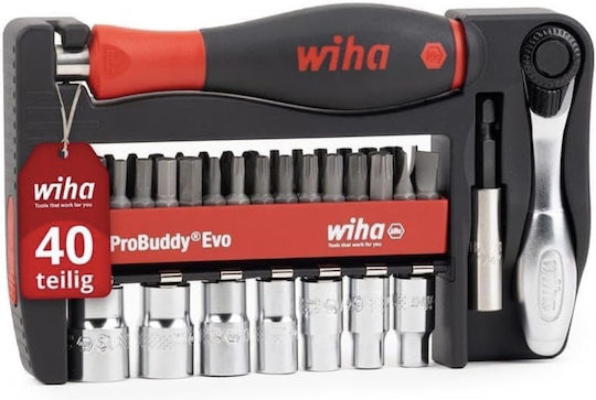 Wiha Magnetic Căpăcel cu Patrat de Prindere 1/4" Diametru 72mm 1buc