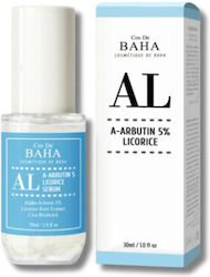 Cos De Baha A-Arbutin 5% Licorice Serum Face for Dark Spots & Whitening 30ml