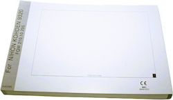 Nihon Kohden Cardiology Paper Fqw 210-5-295 Pack 210mm x 295mm x 250 Recording Sheets White