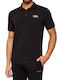 Polo Herrenbluse Kurzarm Schwarze