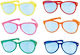 Giant Carnival Glasses 1pcs (Μiscellaneous Colors)