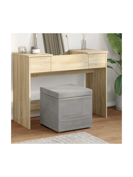 Stool For Kitchen Upholstered with Velvet Light...