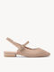 Beige Damen Ballerinas Aus Stoff