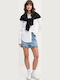 Women's Denim Long Sleeve Shirt White