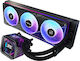 ASRock Phantom Gaming 360 LCD Υδρόψυξη AIO CPU με 3 Ανεμιστήρες 120mm και ARGB Φωτισμό