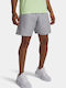 Woven Wordmark Sport Herren Shorts Grau