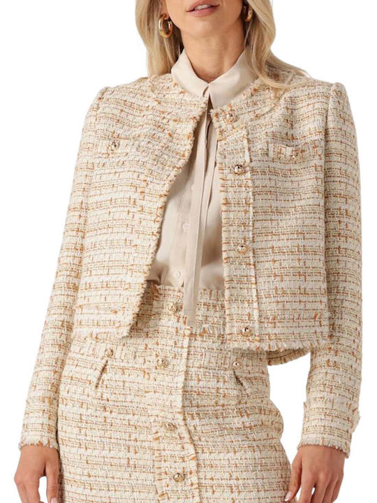 Silvian Heach Women's Blazer Biscuit