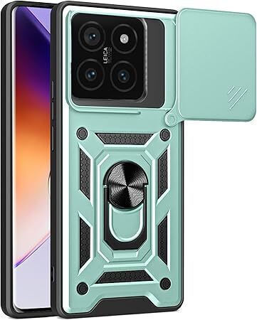 Techsuit Camshield Back Cover Plastic Green (Xiaomi 14T Pro)