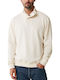 Langarmbluse Off White