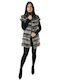 Women's Sleeveless Short Fur Gray