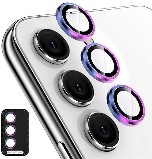 Samsung Galaxy A37 A57 Enkay Hat-prince 9h Rear Camera Lens Aluminium Alloy Tempered Glass Film Colorful