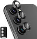 Samsung Galaxy A37 A57 Enkay Hat-prince 9h Rear Camera Lens Aluminium Alloy Tempered Glass Film Black
