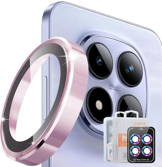 Redmi Note 15 Pro 15 Pro+ 5g Global Enkay Hat-prince 9h Rear Camera Lens Aluminium Alloy Tempered Glass Film Pink