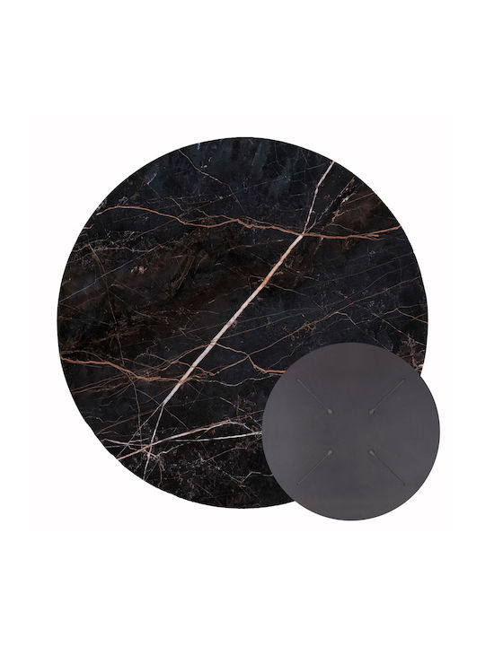 HomeMarkt Round Table Surface made of Particleb...