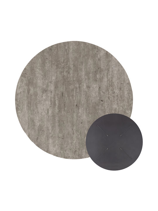 HomeMarkt Round Table Surface made of Particleb...