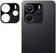 Redmi Note 14 4g Kalebol Silk-screened Hd Anti-fingerprint Ar Integrated Camera Lens Tempered Glass Film