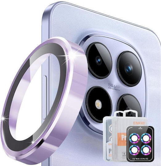 Redmi Note 15 Pro 15 Pro+ 5g Global Enkay Hat-prince 9h Rear Camera Lens Aluminium Alloy Tempered Glass Film Purple