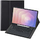 Tablet Hülle Abnehmbare Bluetooth Tastatur Stifthalter Samsung Galaxy Tab S11 Ultra 14.6 Schwarz
