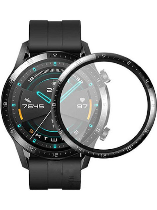 Sticlă Pet Temperată 3D Huawei Watch 5 42mm Neagră Oem