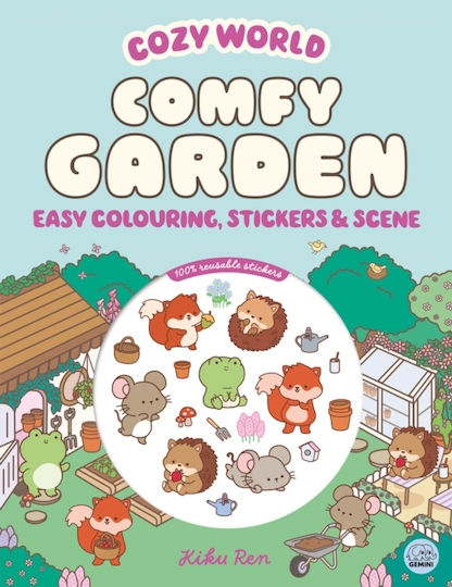 Gemütliche Welt Bequemer Garten Einfaches Ausmalen Aufkleber Szene Jugendliche Junge Erwachsene Erwachsene Kiku Ren Gemini Kinderbücher Limitiert
