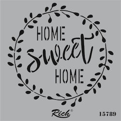 Rich Stencil Τετράγωνο 25x25 Cm 15789