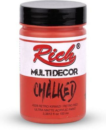 Rich Kreidefarbe Retro Red 100ml RICP3615