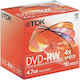 Tdk Dvd Rw Riscrivibili Jewel Case 10 Discs