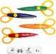 Foarfece Kangaro Kr-53/4 5 25" 14cm Zig-zag Blister 4 Bucăți
