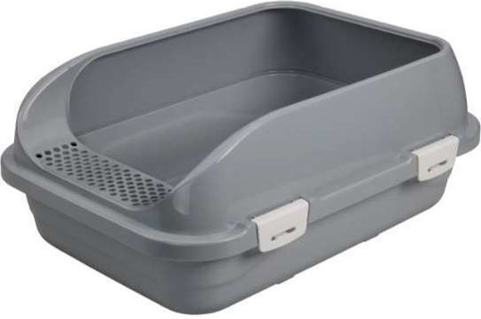 Cat Basin with Sieve Gray L58 x W42 x H24cm