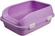 Cat Basin with Sieve Purple L58 x W42 x H24cm