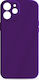 Soft Touch Back Cover Silicone Purple (Moto E20)