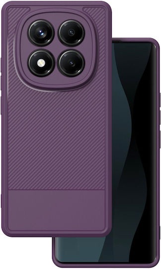 Simple Carbon Back Cover Silicone Purple (Redmi 14C / Poco C75Realme C75 4G)