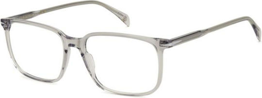 David Beckham Men's Acetate Prescription Eyeglass Frame Grey DB 1231 KB7